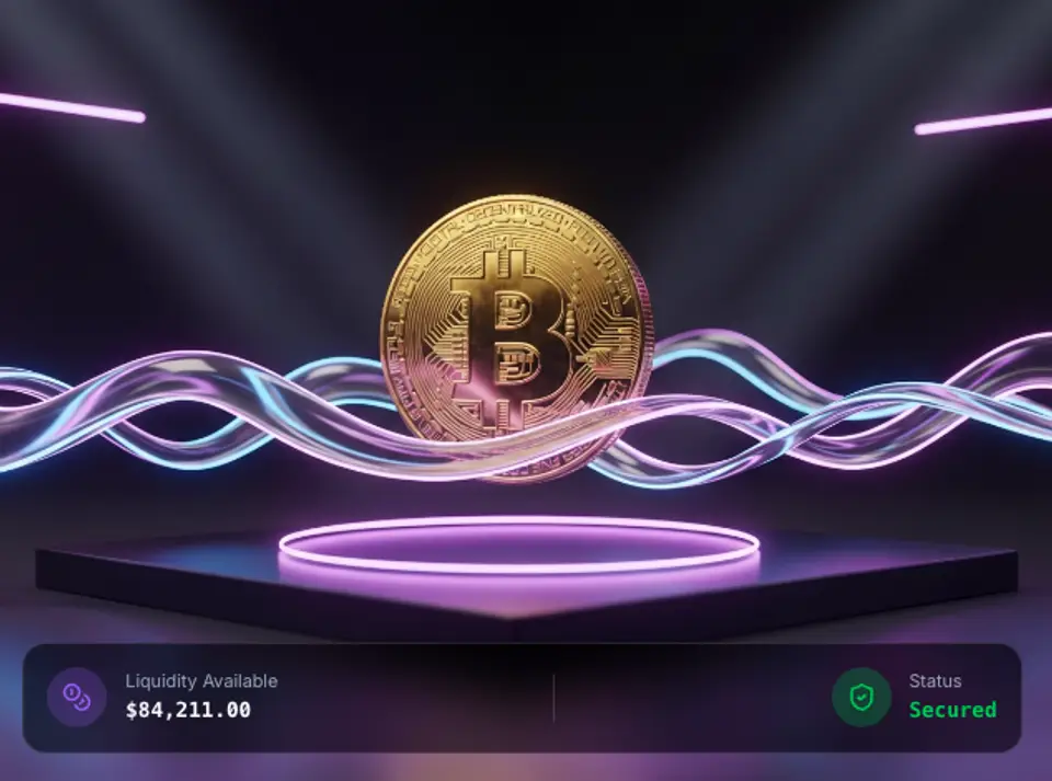 Bitcoin lending illustration